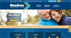Desktop Screenshot of navyarmyccu.com