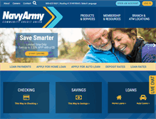 Tablet Screenshot of navyarmyccu.com